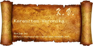 Keresztes Veronika névjegykártya